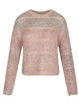 New Pink Round Neck Long Sleeve Going out Pullover Sweater New Pink Round Neck Long Sleeve Going out Pullover Sweater