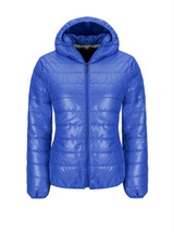 Casual Basic Hooded Pocket Quilted Plain Padded Coat