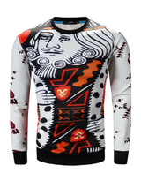 Casual Mens Round Neck Printed Sweatshirt