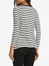 Casual Lapel Knit Striped Cardigan Casual Lapel Knit Striped Cardigan