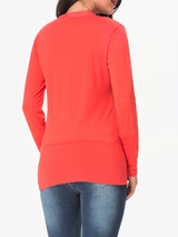 Casual Collarless Single Breasted Plain Cardigan