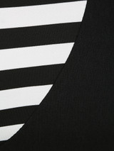 Casual Modern Vertical Striped Round Neck Long Sleeve T-Shirt