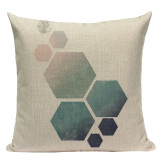 Decorative Geometric and Animal Print Accent Pillow Cover