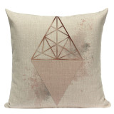 Decorative Geometric and Animal Print Accent Pillow Cover