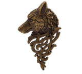 Viking/Norse Wolf 5.5 cm Zinc Lapel Pin Brooch  Gold-Tone Silver-Tone Or Bronze-Tone Unisex Viking/Norse Wolf 5.5 cm Zinc Lapel Pin Brooch  Gold-Tone Silver-Tone Or Bronze-Tone Unisex