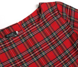 New Arrival Women Sexy Vintage Long Sleeve Plaid Cocktail Evening Party Long Dress