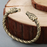Viking/Norse Dragon Silver-Tone or Gold-Tone Size Adjustable Bracelet Men/ Unisex Viking/Norse Dragon Silver-Tone or Gold-Tone Size Adjustable Bracelet Men/ Unisex