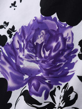 Casual Floral Printed Exquisite Round Neck Skater-dress Casual Floral Printed Exquisite Round Neck Skater-dress