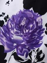 Casual Floral Printed Exquisite Round Neck Skater-dress Casual Floral Printed Exquisite Round Neck Skater-dress