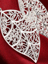 Casual Leaf Hollow Out Boho Earring