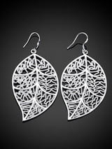 Casual Leaf Hollow Out Boho Earring