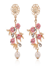 Casual Spring Floral Acrylic Earring
