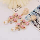 Casual Spring Floral Acrylic Earring