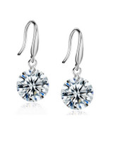 Casual Pair Of Alloy Rhinestone Drop Earring