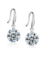 Casual Pair Of Alloy Rhinestone Drop Earring