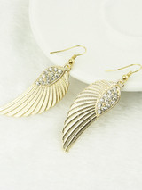 Casual Pair Of Vintage Wing Earring