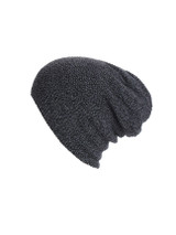 Casual Winter Knit Plain Beanie Hat