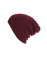Casual Winter Knit Plain Beanie Hat
