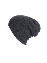 Casual Winter Knit Plain Beanie Hat