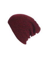 Casual Winter Knit Plain Beanie Hat