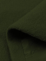 New Green Turndown Collar Long Sleeve Going out Coat