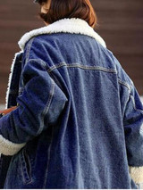 New Black Patchwork Fur Pockets Single Breasted Turndown Collar Long Sleeve Casual Coat