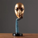 Modern Abstract Face Sculpture (4colors)