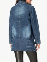 Casual Lapel Single Breasted Denim Coat