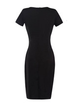 Casual Round Neck Floral Cotton Bodycon Dress