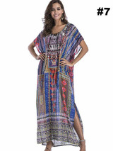 Floral Printed Loose Maxi Dress