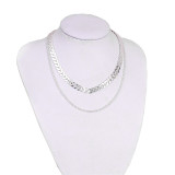 Fashion Multi Arrow Choker Necklaces Women Ladies Double Layers Gold Chain Pendant Necklaces Jewelry Creative Female Party Gifts