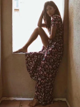 Floral Split-side Bohemia Wrap Dress