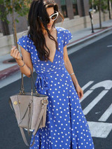 Pretty Bohemia Floral V Neck Maxi Dress Pretty Bohemia Floral V Neck Maxi Dress