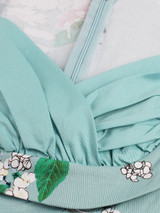 Casual Chic Floral Printed Sweet Heart Plus Size Flared Dress