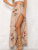 Casual Boho Multi color Floral Print Bohemian Style Dress