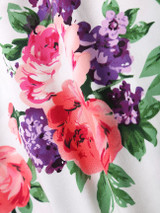 Casual Floral Printed Delightful Sweet Heart Bodycon-dress