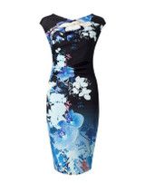 Casual V-Neck Floral Printed Extraordinary Bodycon Dress