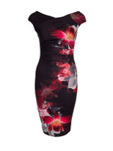 Casual V-Neck Floral Printed Extraordinary Bodycon Dress