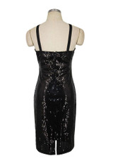 Black Sequin Off Shoulder Backless Halter Neck Bodycon Party Mini Dress Black Sequin Off Shoulder Backless Halter Neck Bodycon Party Mini Dress
