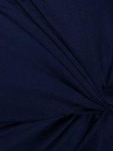 Casual Round Neck Plain Ruched Sleeveless Bodycon Dress