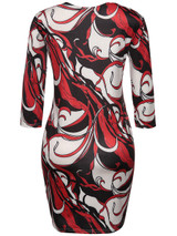 Casual Round Neck Fabulous Printed Bodycon Dress