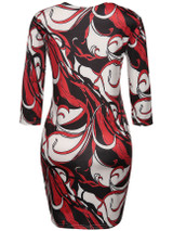 Casual Round Neck Fabulous Printed Bodycon Dress