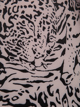 Casual Round Neck Animal Printed Leopard Bodycon Dress