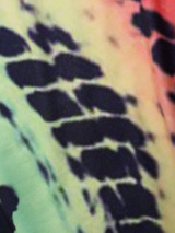 Casual Round Neck Dacron Printed Bodycon-dress