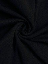 Casual High Neck Dacron Plain Bodycon-dress
