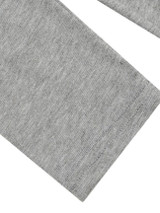 Casual Crew Neck Slit Plain Cotton Blend Bodycon Dress