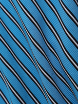 Casual Square Neck Dacron Patchwork Striped Bodycon-dress Casual Square Neck Dacron Patchwork Striped Bodycon-dress
