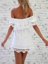 Casual Sexy Off The Shoulder Solid Color Romper