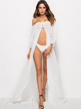Off-the-shoulder Lace-up Maxi Dress Off-the-shoulder Lace-up Maxi Dress