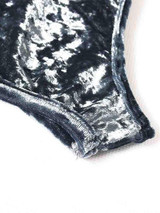 Casual Keep Secrets V neck Halter One Piece Swimsuit